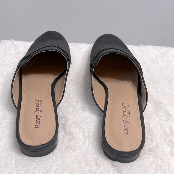 Henry Ferrera Slip-on Suede Comfort Penny Loafer Mule size 10 NWOT - Picture 3 of 9